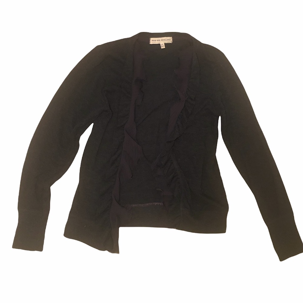 Kids Dark Gray Cardigan